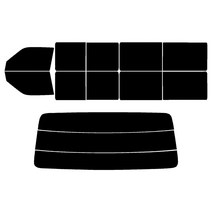 로톰 이스타나 측후면 썬팅필름, 이스타나 15인 (95-04), RTF-1S 15 (중간), 쌍용