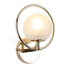 에느 클래식 1등 벽조명 인테리어 벽등, E17 LED램프 전구색(노란빛) 포함, 골드