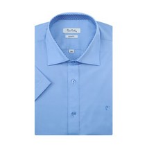 피에르가르뎅 남성 텐셀 스판 슬림핏 블루 셔츠 PJDS2954