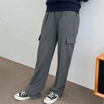 캐주얼한 카코포켓 여자 기모안감 일자 밴딩팬츠 3색