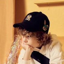 매장 정품 MLB 엠엘비 KIDS 뉴이어 래빗 볼캡 NY Black