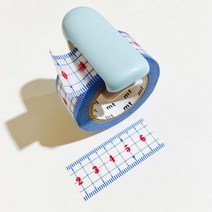 사인모아 일본)) 마스킹 테이프 커터기(20~25mm) 코쿠요 카루캇토, 블루, 1개
