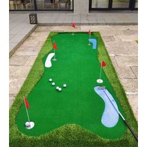 어프로치연습기 연습장 용품 도구 골프 스윙 가정용, 1x3 중속 잔디 표준 모델