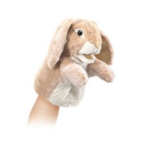 손인형 작은베이지토끼 인형극 역할극 역할놀이