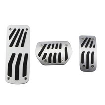 푸조 2008 207 CC SW GTI RC 308CC 스포츠 연료 브레이크 데드 페달 커버 자동 액세서리, 01 AT WITH REST 3 PCS