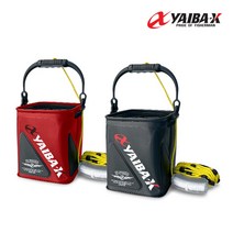 우기마켓 야이바엑스 신상품 접이식 두레박 18cm 21cm 24cm, 블랙