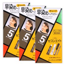 세븐에이트 헤어칼라 염색약 5호 갈색 40g x3개