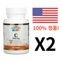 21센츄리(미국) 비타민C 1 000mg 60정, 2개