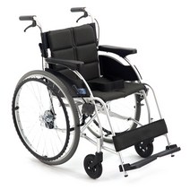 탄탄 경량 휴대용 알루미늄 수동 휠체어 접이식 11kg, 1개, WYKLAJ-12