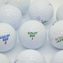 던롭 DDH 화이트 더나은 로스트볼 A-등급