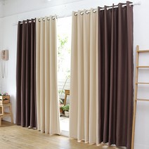 3중직 베이직 암막커튼-큰창
