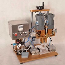 캡핑기 페트병 씰링 생수 기름 밀봉 스프레이 마개, 상세 페이지 참고, 표준형+대형및중형병에적합한수평클램핑테이블