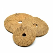 코코넛 코이어 멀칭 매트 주말농장 15cm 15cm, 5개