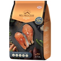 뉴프로세스 전연령 유기농 70% 시그니처 연어 강아지사료, 1개, 2kg, 피부/털개선