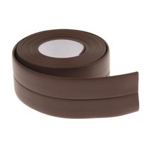 샤워부스물막이 3.2m/1m x 22mm Windows 목욕 테이프 씰링 스트립 PV 주방 방수 벽 스티커 셀프 접착 솔기 화장실 코너 씰, Brown, 1mx2.2cm
