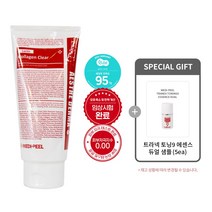[손담비 클렌징폼] 메디필 손담비 레드 락토 콜라겐 클리어 클렌징폼 300ml [정품], 1개+토닝9샘플(5ea)
