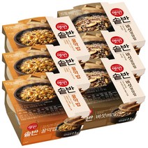 햇반 솥반 버섯 영양밥 200g x 3p + 솥반 꿀약밥 210g x 3p 세트, 1세트