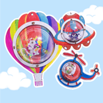 심아트 방문걸이 만들기 세트 DIY 키트 어린이 만들기 재료 미술 수업 재료 유치원 어린이집, 열기구