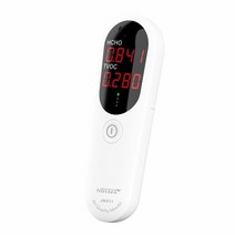 공기질 모니터 포름알데히드 TVOC 측정기 휴대용 센서 테스터 CO2 이산화탄소 온도 습도 감지기, JMS11, 01 JMS11-white
