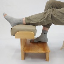 (튼튼하고 안정된 전문가용) 사무실 컴퓨터 게이밍 학생 공부 의자 책상 2단 발받침대, 초코렛