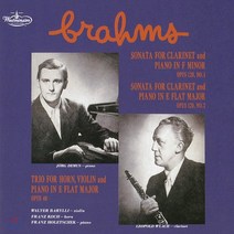[CD] Leopold Wlach 브람스: 클라리넷 소나타 호른 3중주 (Brahms: Clarinet Sonata Op.120. Horn Trio Op.40)
