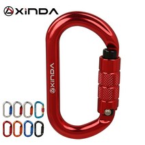 클라이밍장비 등산장비 등산용품 o 형 잠금 버클 자동 안전 마스터 carabiner 여러 가지 빛깔의 5500lbs 교차 후크 등산 암벽 등반 장비, 자동 검정