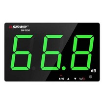 데시벨 측정기 벽걸이 소음측정기 감지기 LED 전광판, SW-525B (9.6인치 + 알람