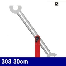 카프로 4200583 홀마커 303 30cm 1EA (1EA) 직각자 알루미늄직각자 환경측정기 기타측정기 측정공구 게이, 1