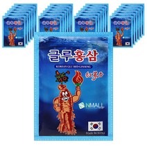 에스앤몰 글루 홍삼 한방 패드 20팩 붙이는 건강 파스 500매 대용량