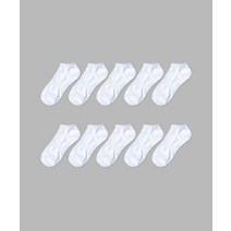 IL-O-GONG-CHIL [10PACK] 1507 스쿨팩 스니커즈 삭스 - 스노우화이트 [10PACK] 1507 SCHOOLPACK SNEAKERS SOCKS_ SNOW WHIT