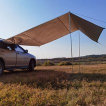 더준 차량용 자동차 어닝 승용차타프 사이드월, 슬라이딩폴대 (낱개 1개)