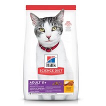 힐스 사이언스다이어트 어덜트 11+ 치킨 고양이 사료, 10개, 1.6kg