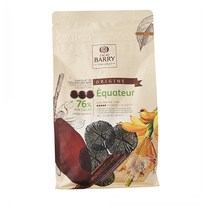 Cacao Barry 76% Equateur Cacao Chocolate 카카오바리 76% 에콰도르 카카오 초콜릿 1kg, 1개