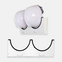 안전모 걸이대 거치대 안전모 보관함 스틸 2구용