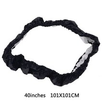 대형 트램폴린 인치 트램폴린 스폰지 가장자리 커버 안전 라운드 트램폴린 보호대 커버 교체 트램폴린 액세서리 블루, 블랙 40인치