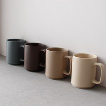 에크렌(Ecrins) 롱머그(4color) 1+1, 카키브라운1+1