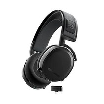 스틸시리즈 Arctis 7+ 무선 게이밍 헤드셋 블랙, Black, Wireless