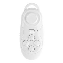 스마트폰 리모컨 블루투스 무선 핸들 미니 컨트롤러 스마트 폰용 원격 패드 패드 조이스틱, 하얀