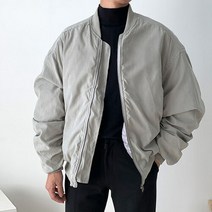 겨울 루즈핏 항공 숏 패딩 점퍼 / 그레이 네이비 블랙