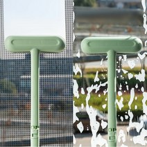 [KT알파쇼핑]화장실 천장 유리 거울 창문 아파트 방충망 청소 솔, 색상:화이트_색상_상세페이지참조, 색상:화이트