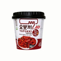 요뽀끼 매콤달콤 떡볶이 컵, 140g, 36개입