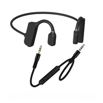 귀편한 넥밴드 산책 조깅 운동 공기 골전도 헤드폰 C 야외 스포츠 헤드셋 3.5mm 유선 이어폰 오픈 이어 컴퓨터 모바일 태블릿 노트북 PC, [01] 3.5mm