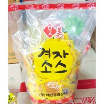 겨자소스(태산종합상사 3g x200입 600g) 6개 육수 오리고기겨자소스