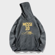 리오넬 메시 10 FC 바르셀로나 후드 티 셔츠 빅사이즈 봄 가을 남자 여자 모자 세미 루즈핏 축구 바르샤