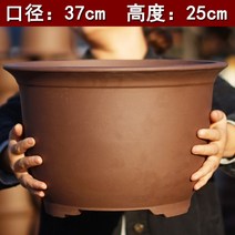 도자기 화분 즙이 많은 화분 세라믹 특별 가격 꽃병 보라색 모래 화분 트레이 난초 분재 화분 제조업체, F 키높이 초대형 37cm_세라믹_특대