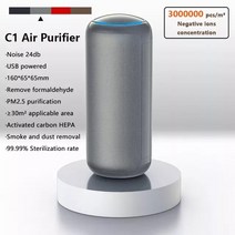 가정용 최신 공기 청정기 Xiomi HEPA 필터 5v USB 케이블 차량용 야간 조명 데스크탑이있는 저소음, 07
