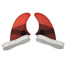 패들보트 수영패들 웨이크보드 카이트 서핑 바디 보드 핀 세트 누출 쿼드 벌집 서보드 액세서리, GL 2pcs red