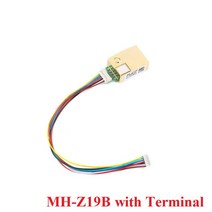 가스 감지기 검지기 MH-Z19 MH-Z19C MH-Z19E MH-Z19B IR 적외선 CO2 센서 이산화탄소 가스 센서 모듈 CO2, 05 Z19B with Terminal
