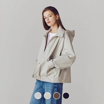 [지오다노] 372903 여 나일론 후드 집업자켓