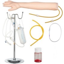 A9LC 정맥 주사 연습 암 키트 Phlebotomy IV 주입 스탠드 포함